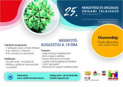 25. Nemzetközi és Országos Origami Találkozó - 2014 Mezőberény