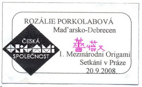 Kitűző Prágából