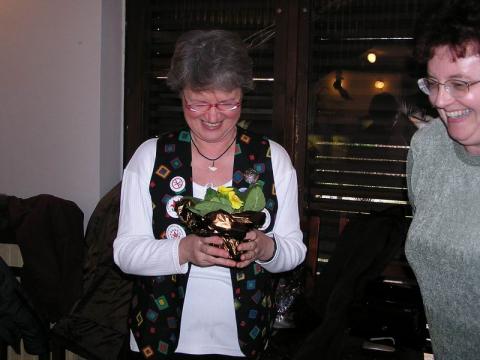 Virág az alapítónak, Kricskovics Zsuzsannának