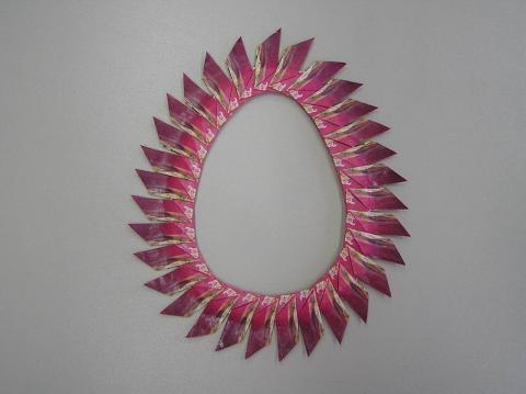 Tojás teatasak díszítéssal