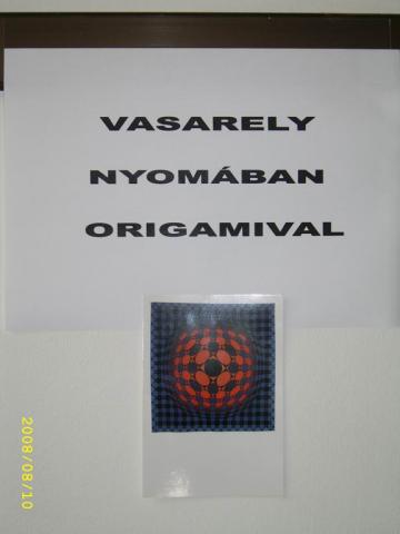 Vasarely nyomában origamival